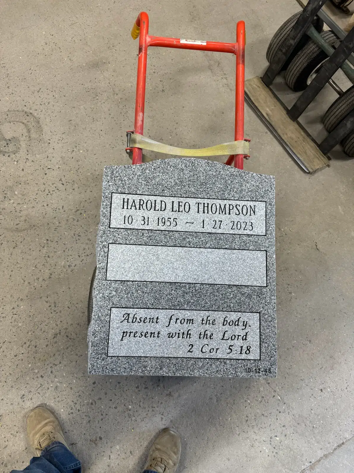 Granite Headstone Design hand-carved by Granite Design Guide in NJ — image 2