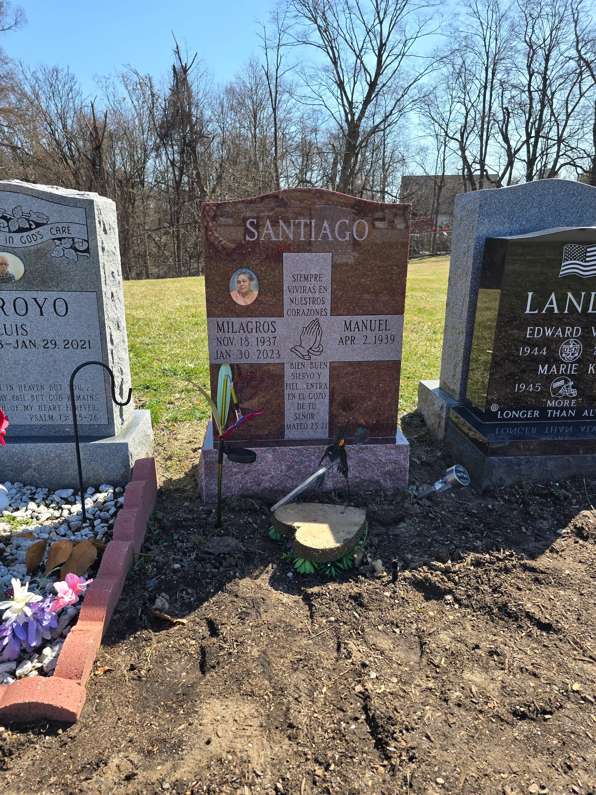 Granite Headstone Design hand-carved by Granite Design Guide in NJ — image 5