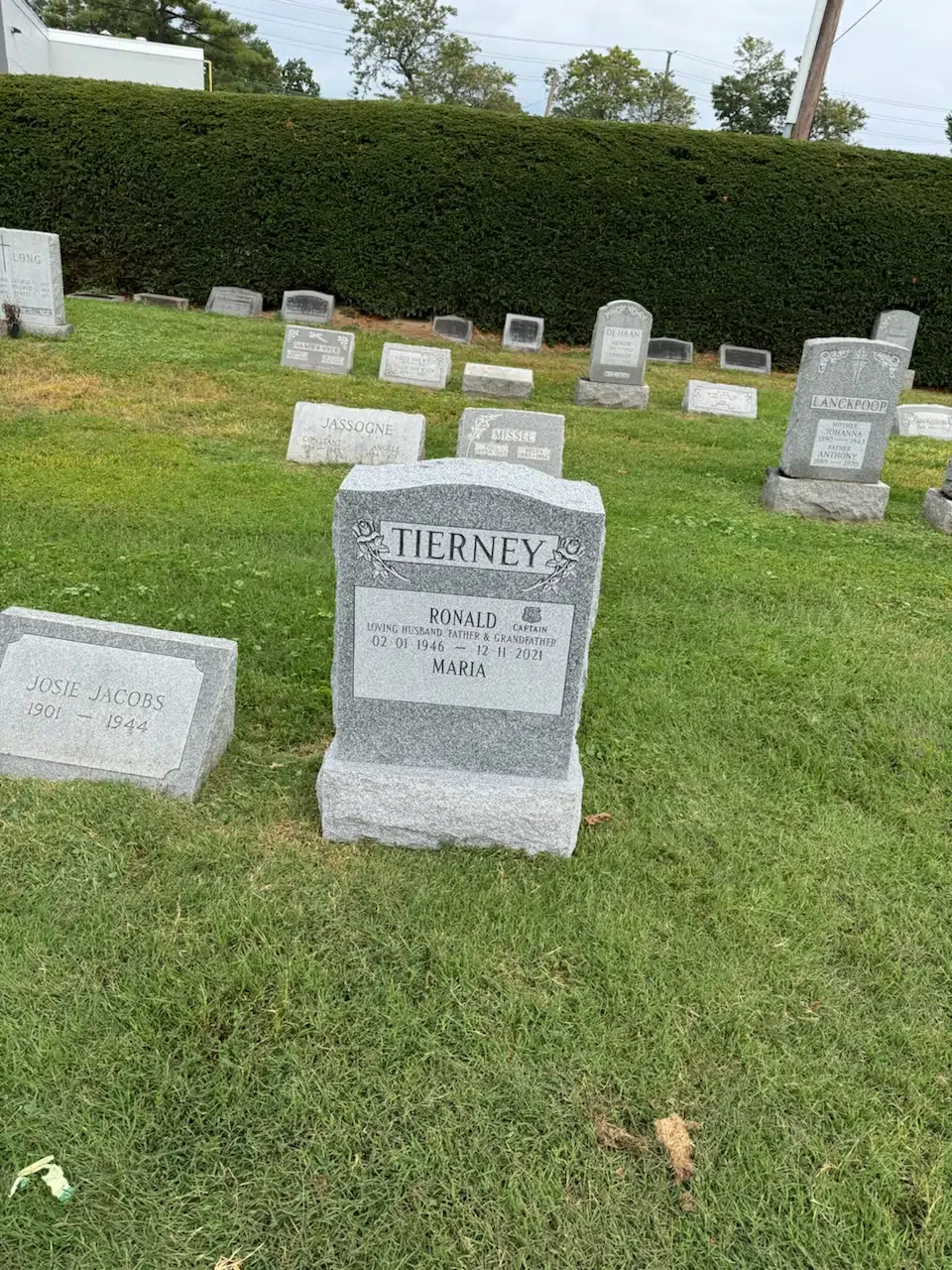 Granite Headstone Design hand-carved by Granite Design Guide in NJ — image 7
