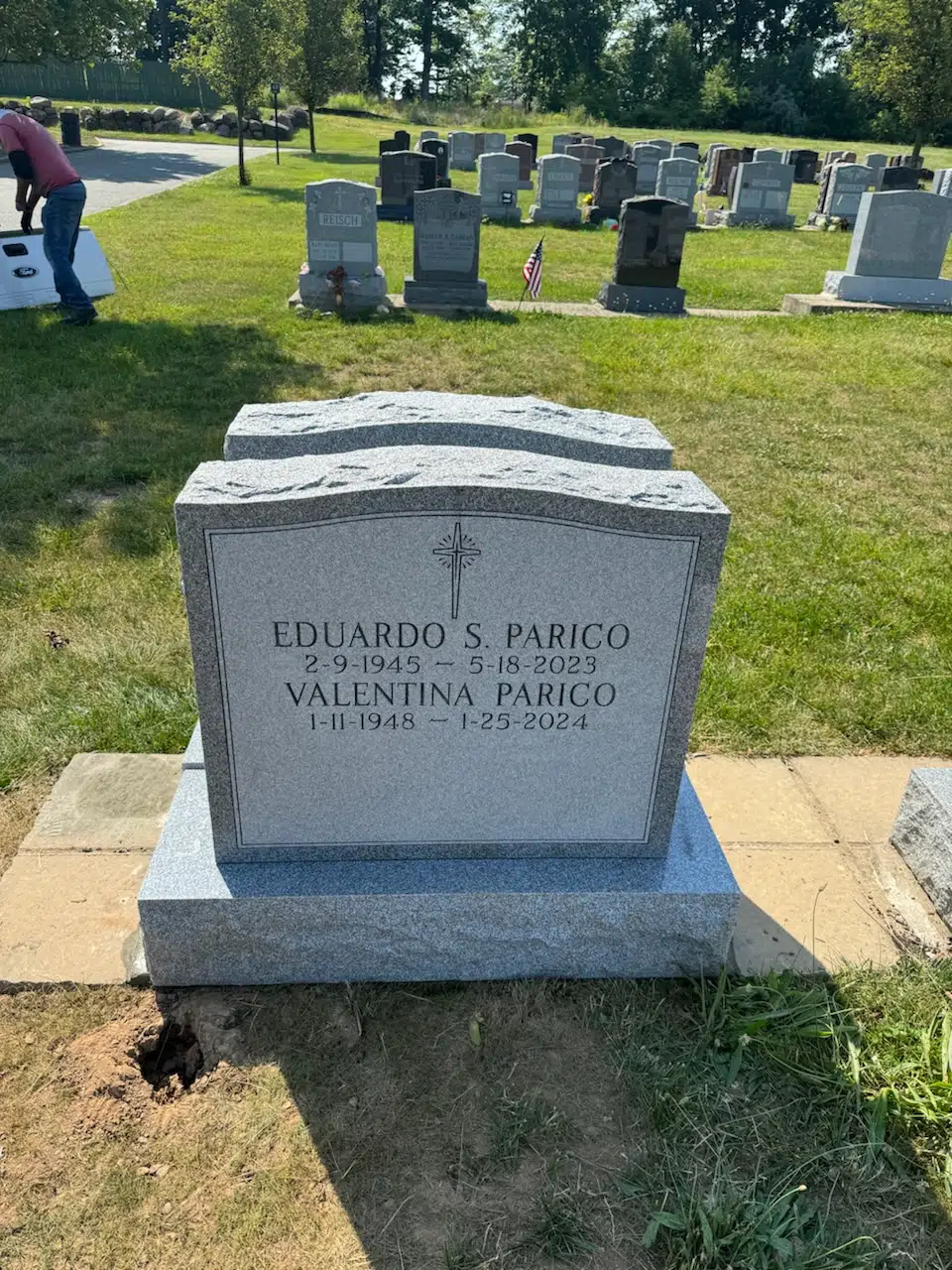 Granite Headstone Design hand-carved by Granite Design Guide in NJ — image 3
